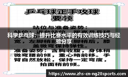 科学乒乓球：提升比赛水平的有效训练技巧与经验分享